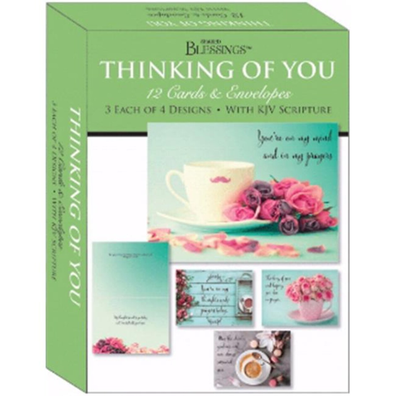 Crown Point Graphics 164487 Shared Blessings-Thinking of You Gentle Thoughts Boxed Card - Box of 12
